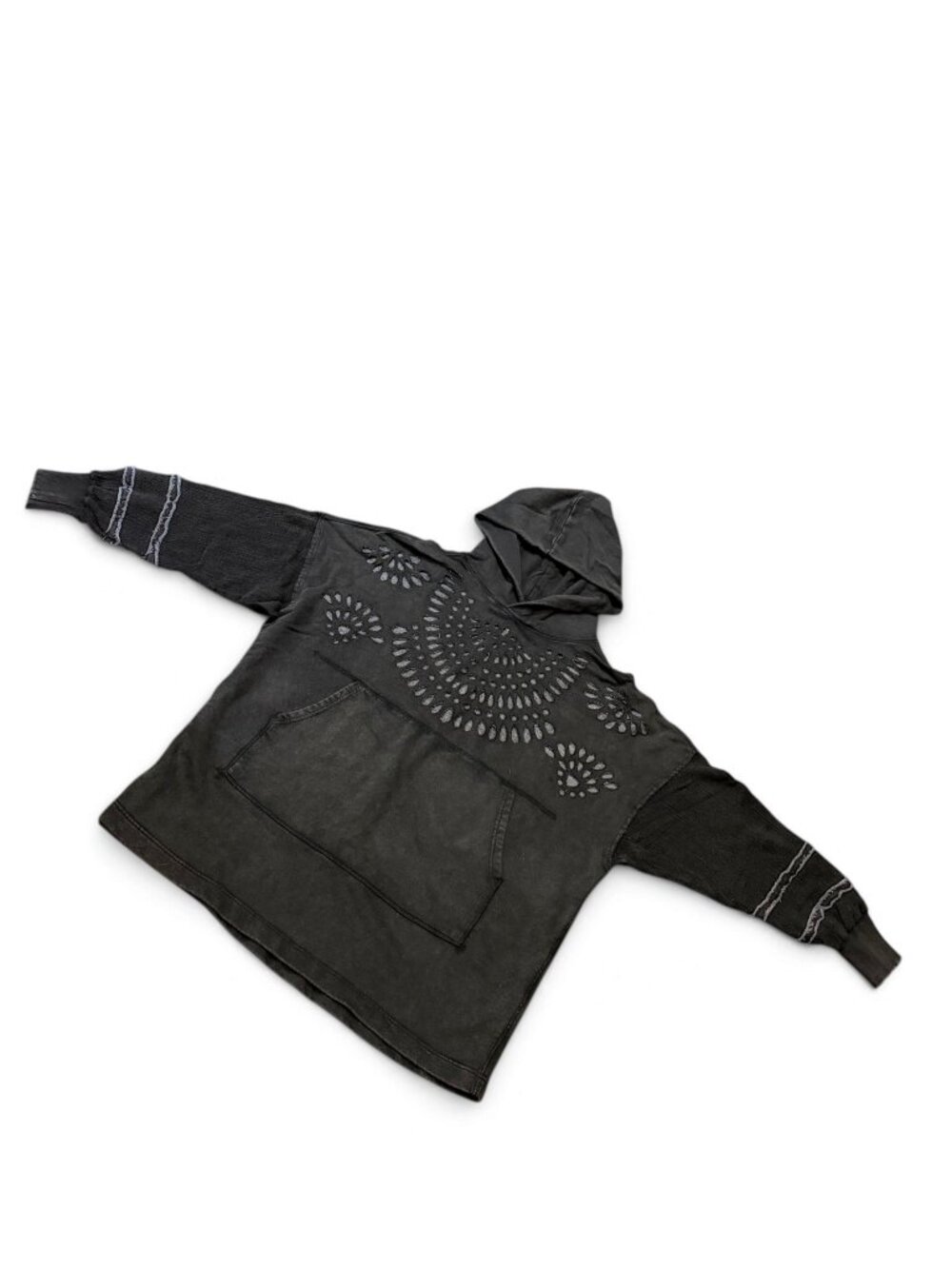 FREE PEOPLE - "Last Call" Sweatshirt - XS, Black, NWOT